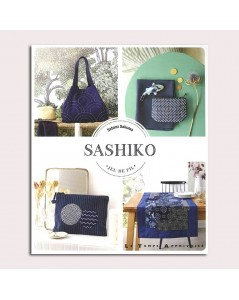 Sashiko. Livre avec motifs à broder Sashiko. Le Temps Apprivoisée. LTA 577