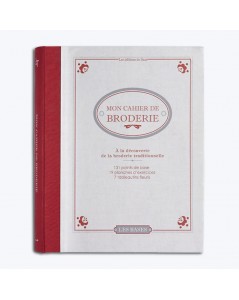 Mon cahier de broderie. Livre par Les Editions de Saxe. A la découverte de la broderie traditionnelle. CAHI001