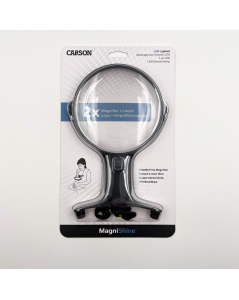 Adjustable Illuminated Hands-Free Magnifying Glass. Carson. Item HF-66