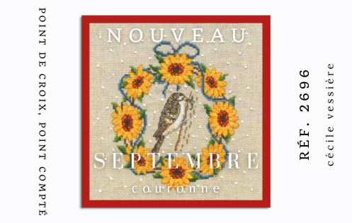 Septembre - Grimpereau. Couronnes Oiseaux - mois de l'année. n° 2696 Le Bonheur des Dames